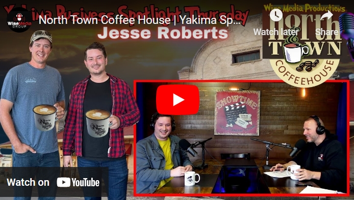 North Town Coffee House in Yakima, WA with Wise Media Group Podcast